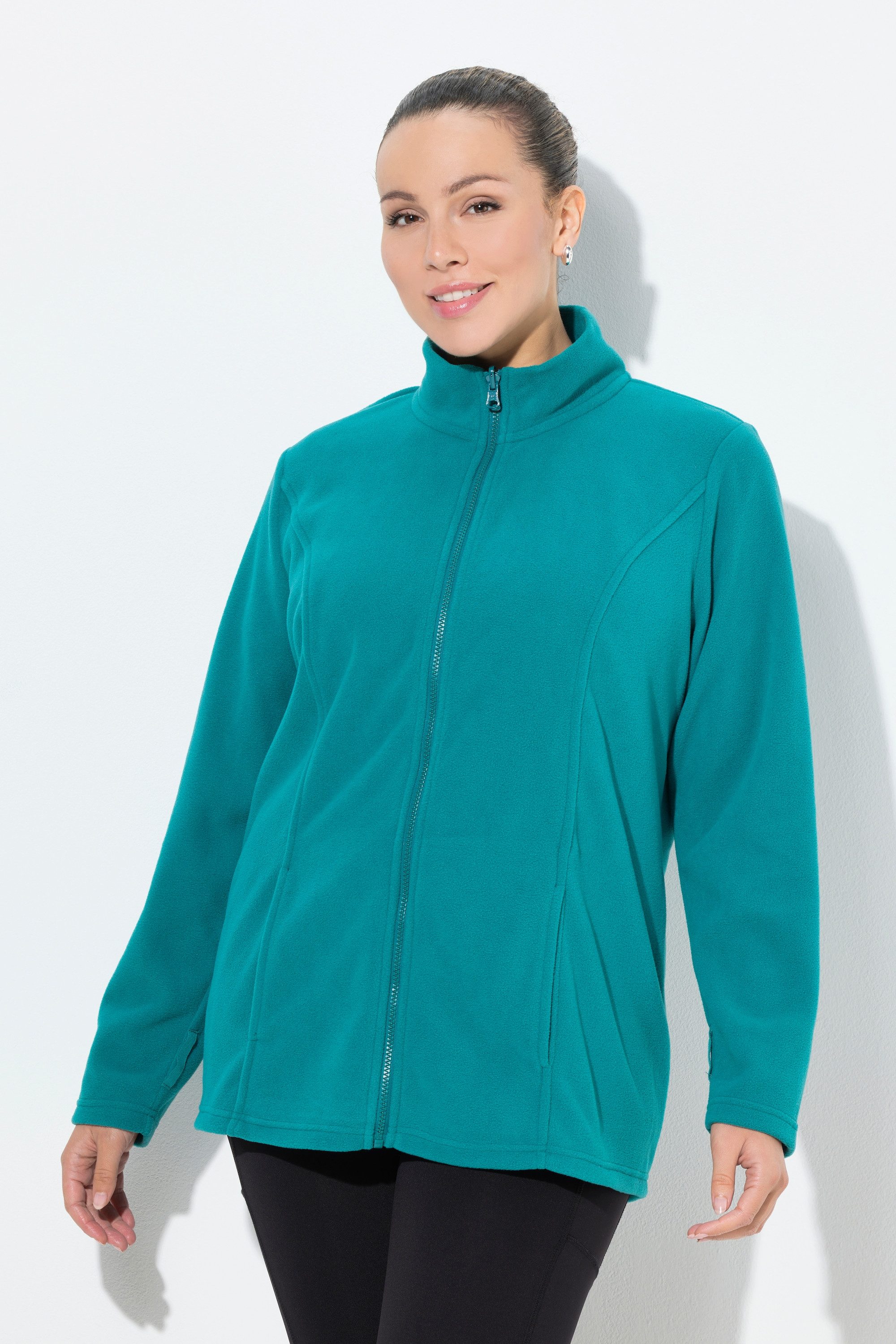 Ulla Popken Sweatjacke Fleecejacke Baukastensystem Innenjacke recycelt günstig online kaufen
