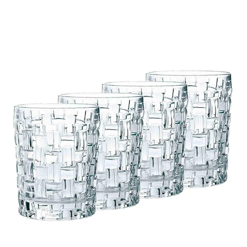 Nachtmann Schnapsglas Nachtmann Bossa Nova Whiskybecher Set 4 tlg., Glas