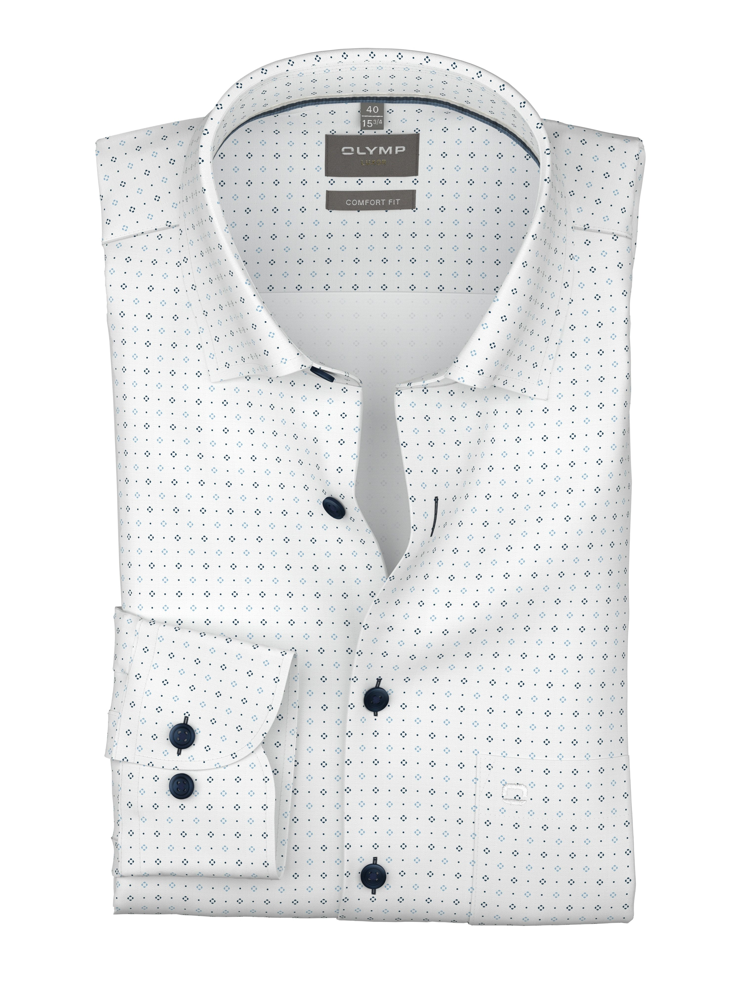 OLYMP Langarmhemd Luxor Businesshemd, comfort fit, Under-Button-down-Kragen günstig online kaufen
