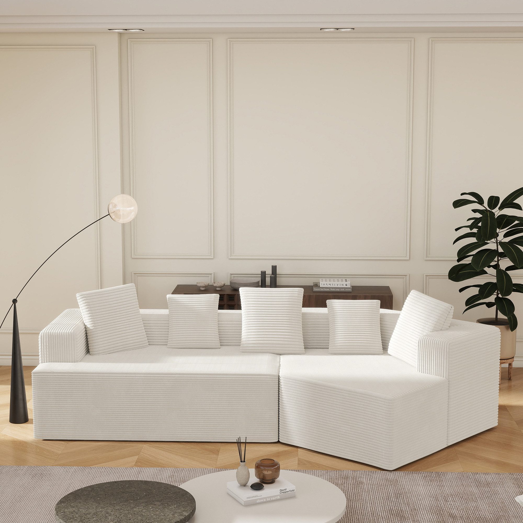 Odikalo Loungesofa Modulsofa, Cloud Sofa, einfache Montage, Komfortbezug