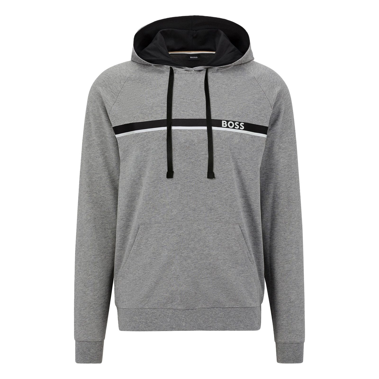 BOSS Kapuzensweatshirt Authentic Hoodie mit Streifen und Logo-Schriftzug günstig online kaufen