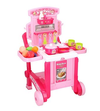 Bubble-Store Spielküche für Kinder Kunststoff, Kinderküche Küchenspielset, Spielküche mit Herd und Waschbecken