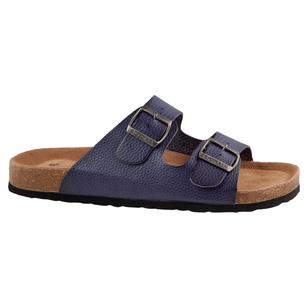 Biosoft Comfort & Easy Walk Biosoft Herren Sandalen Leder Optik Größe 43 - 47 TOM, Herrensandalen Sandale