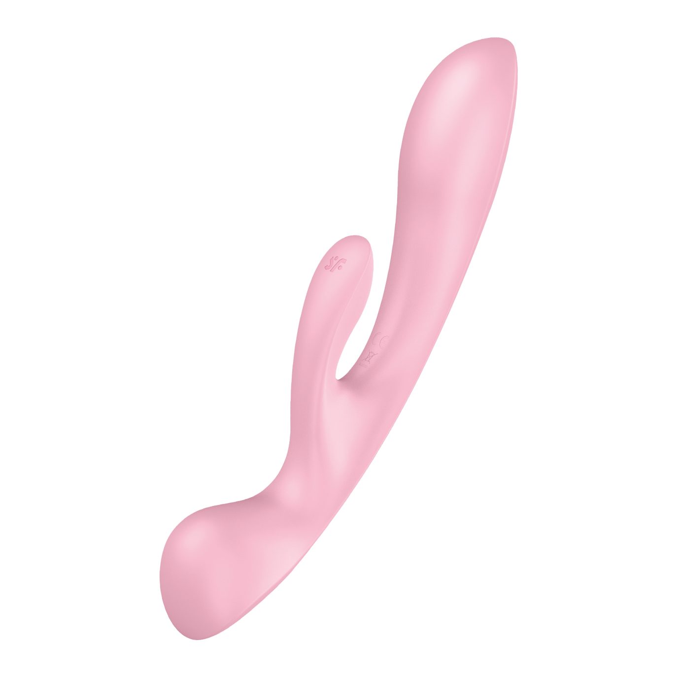 Satisfyer Klitoris-Stimulator Satisfyer "Triple Oh", Rabbitvibrator, Massager, 3 Motoren, 24cm, (1-tlg) rosa