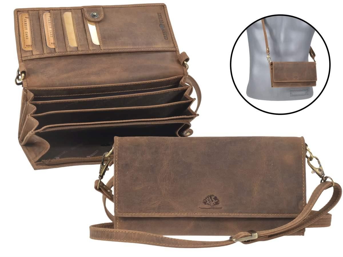 Greenburry Vintage Wallet, Shoulder Bag, 7 Card Slots, RFID Protection