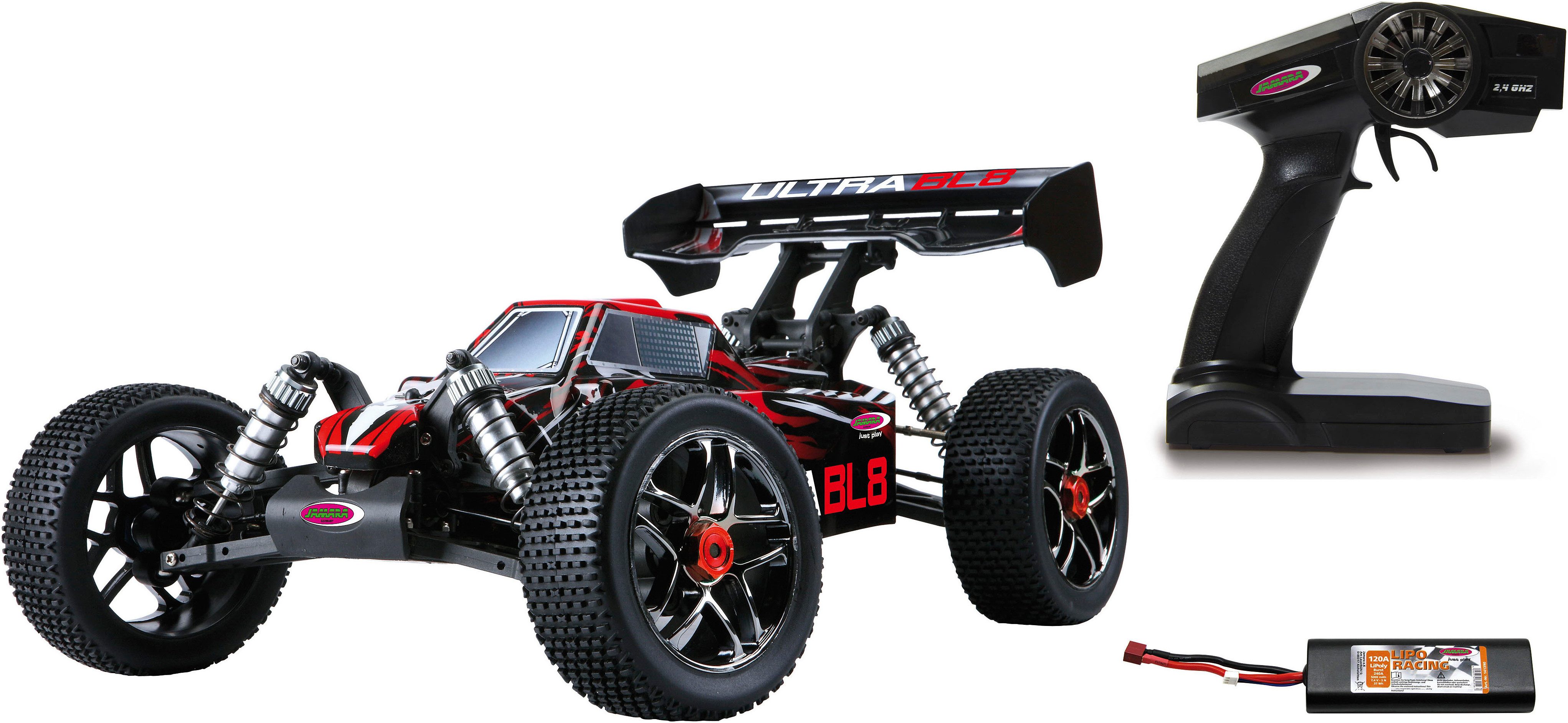 RC-Buggy Ultra BL8 Buggy 4WD, 1:8, Lipo 2,4GHz