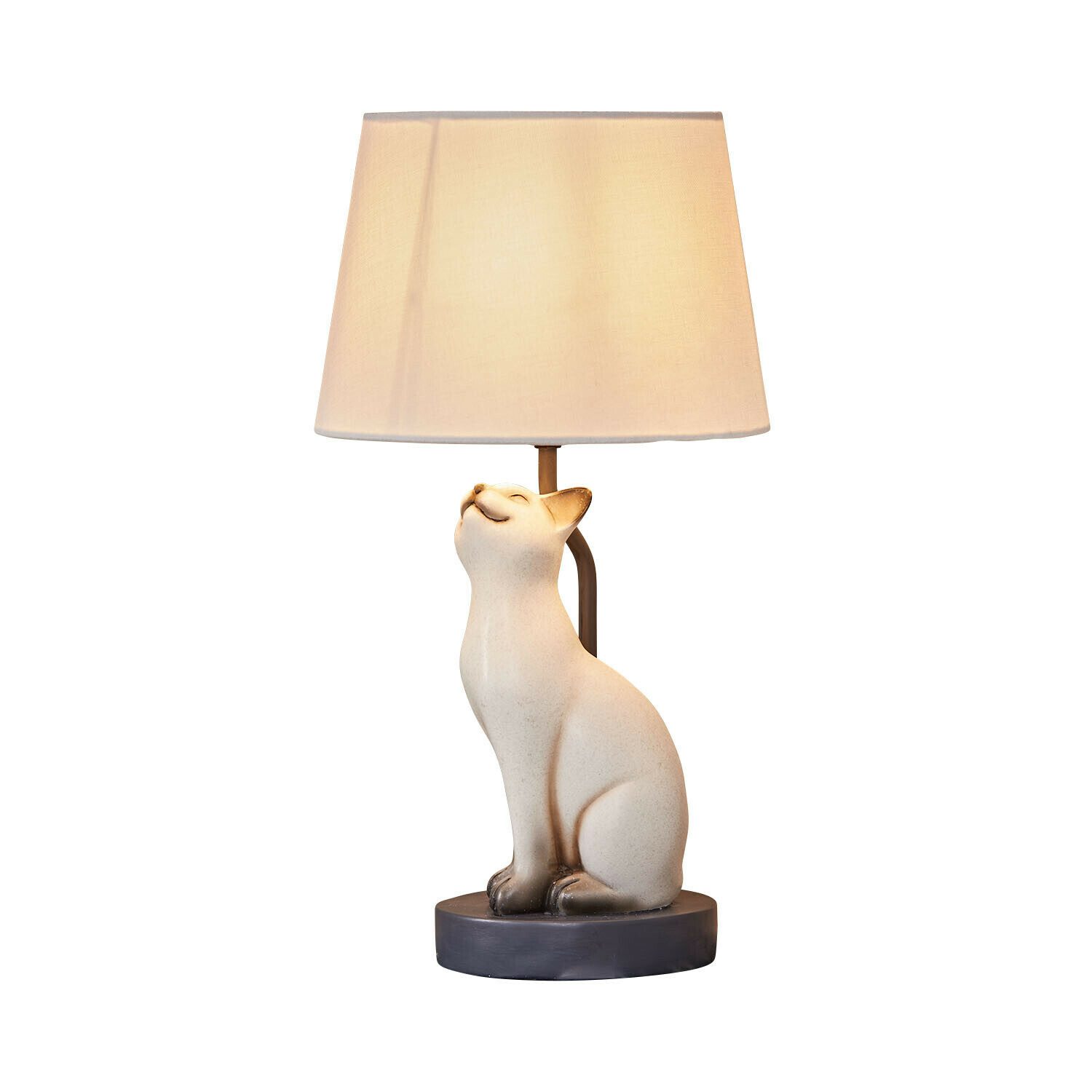 Mirabeau Tischleuchte Tischlampe Ormeya creme