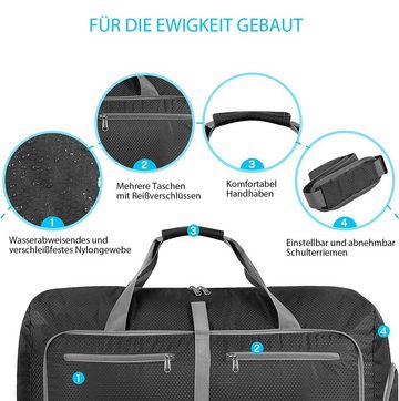 Houhence Sporttasche Leichter Faltbare Reise-Gepäck