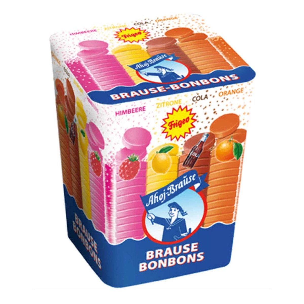 Ahoj-Brause Süßigkeit, Ahoj Brause Bonbons mit herrlich prickelndem Fruchtgeschmack 125g