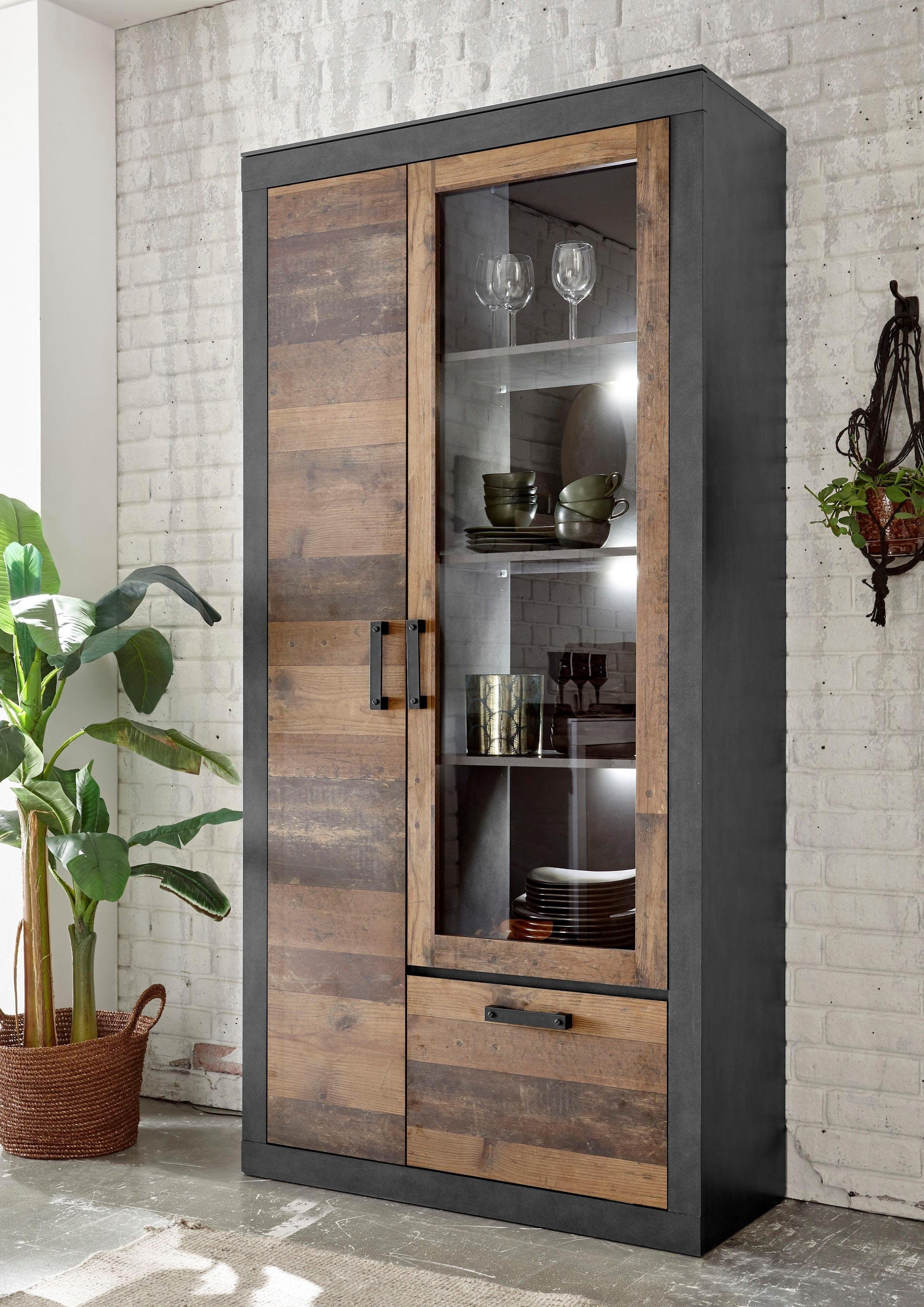 Home affaire Vitrine BROOKLYN Höhe ca. 200 cm – Bild 2 von 5