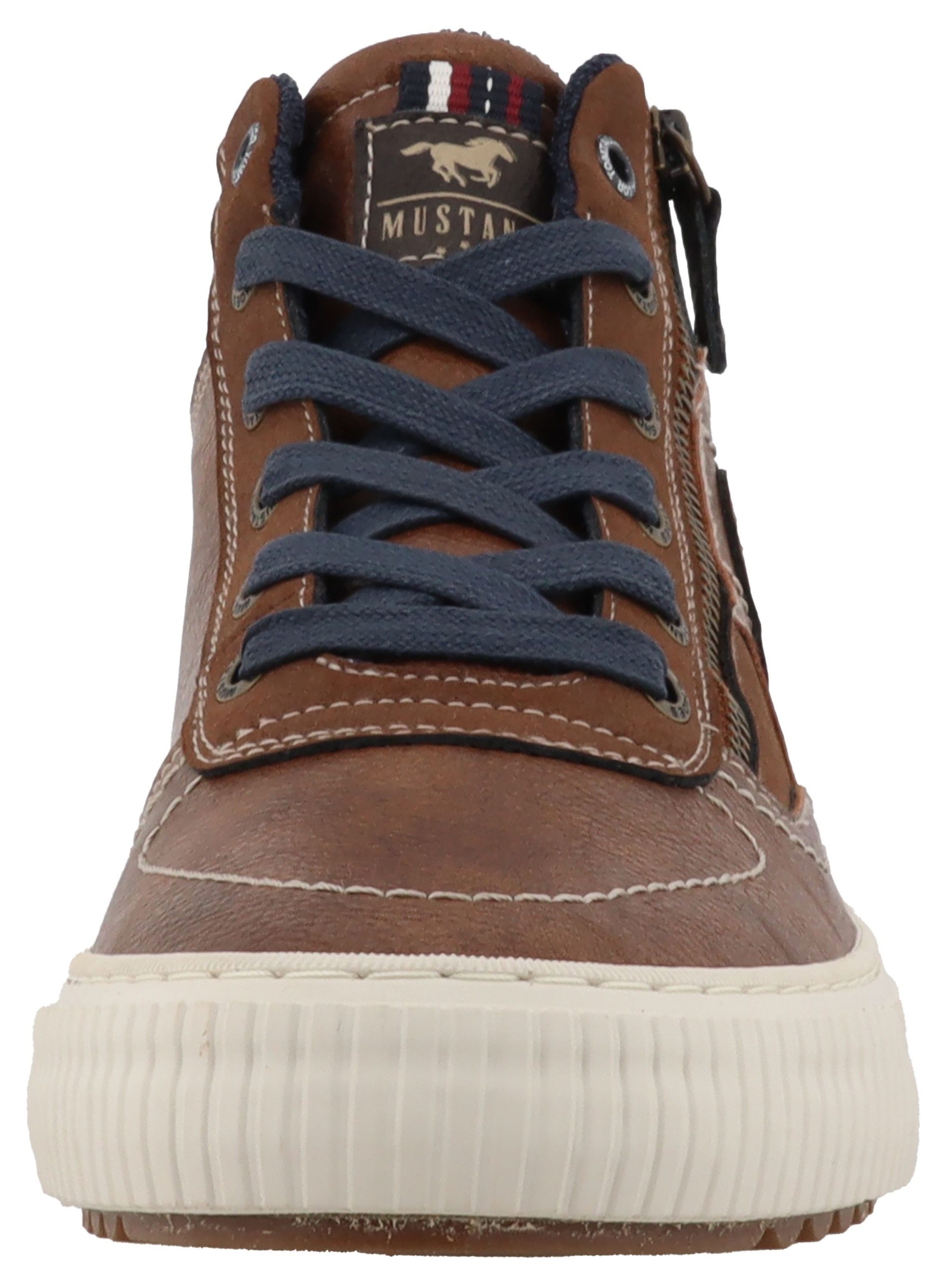 Mustang Shoes Masha Sneaker High Top Sneaker, Schnürboots mit Reißverschluss – Bild 4 von 5
