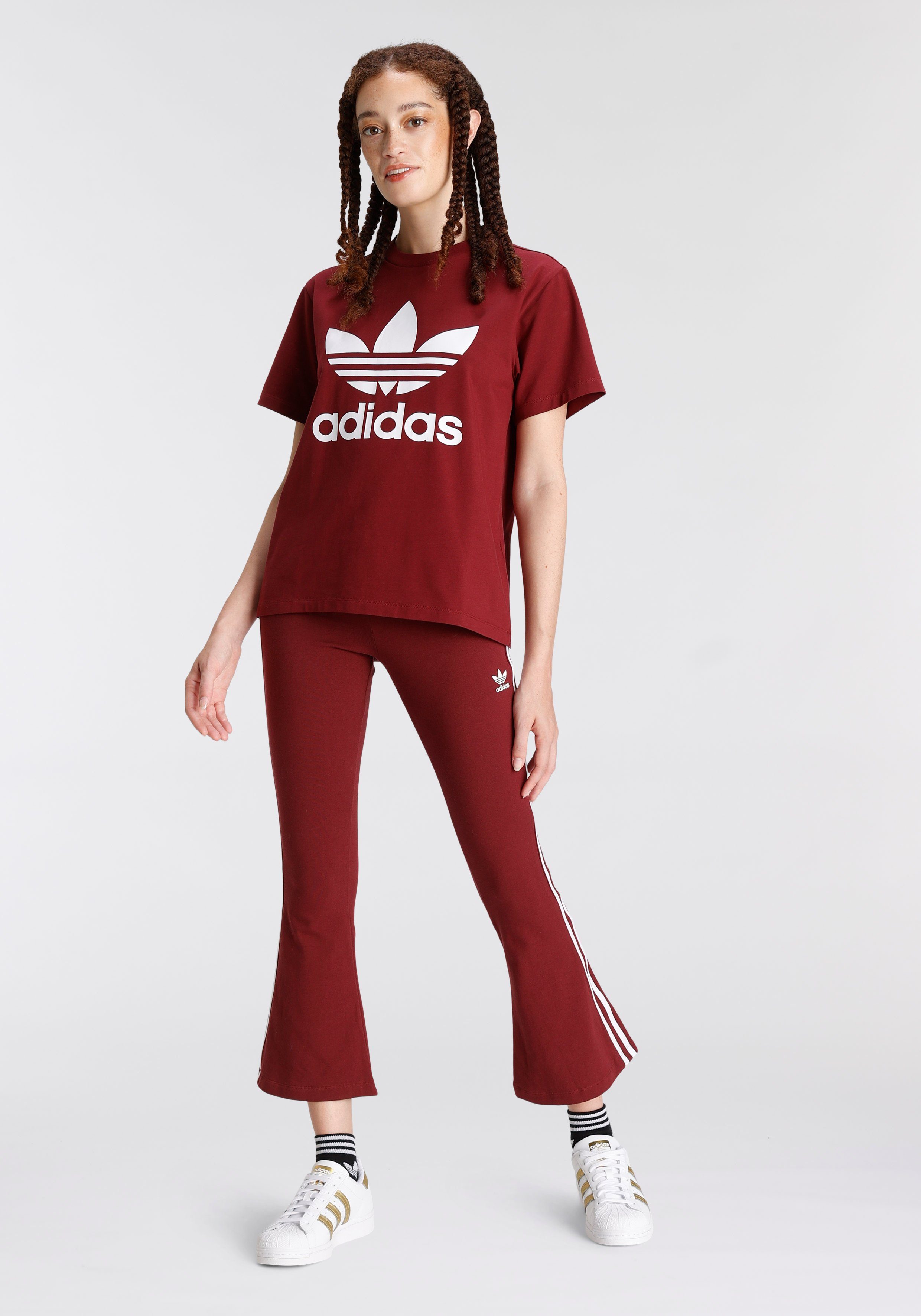 Shadow ADICOLOR TREFOIL T-Shirt adidas CLASSICS Originals Red