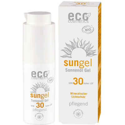 Eco Cosmetics Sonnenschutzcreme Sonnenöl Gel Gesicht LSF, 30 ml