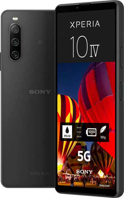 Sony Xperia 10 IV Smartphone (15,24 cm/6 Zoll, 128 GB Speicherplatz, 8 MP Kamera, 5.000 mAh Akku)