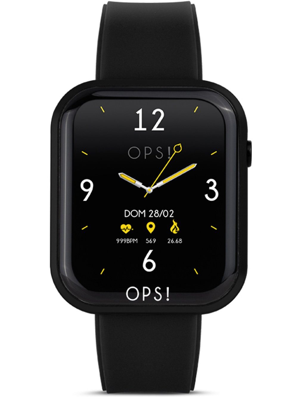 OPS! OBJECTS Quarzuhr OPS!SMART OPSSW-09 Call Smartwatch Unisex Uhr 38mm