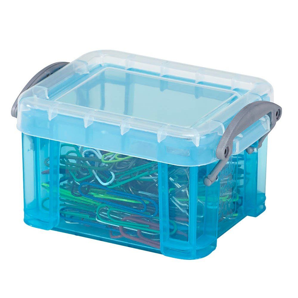REALLYUSEFULBOX Aufbewahrungsbox 16 Aufbewahrungsboxen 0,14l - transparent/bunt