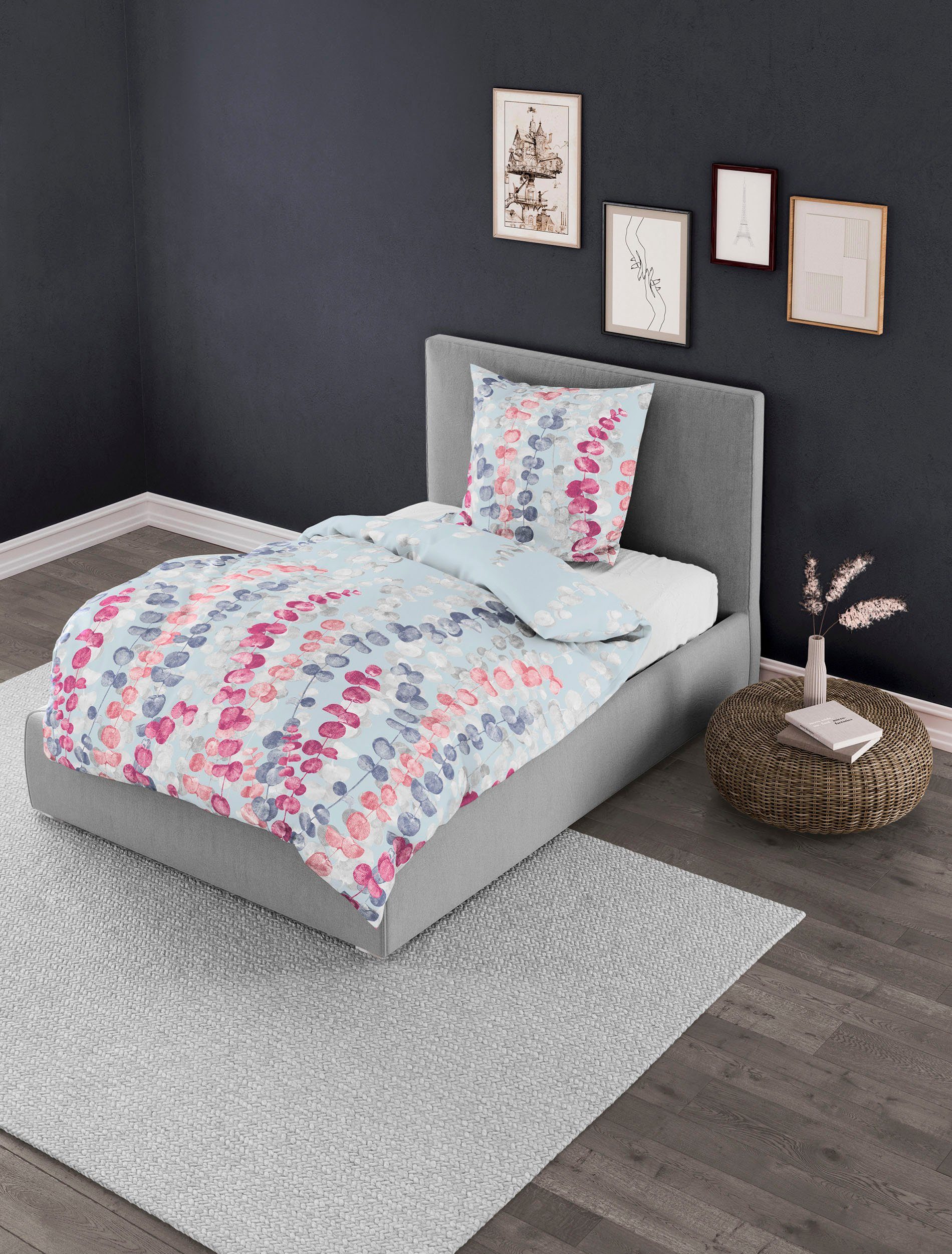 BIERBAUM Bettwäsche 3975, Mako-Satin, 2 teilig, günstig online kaufen