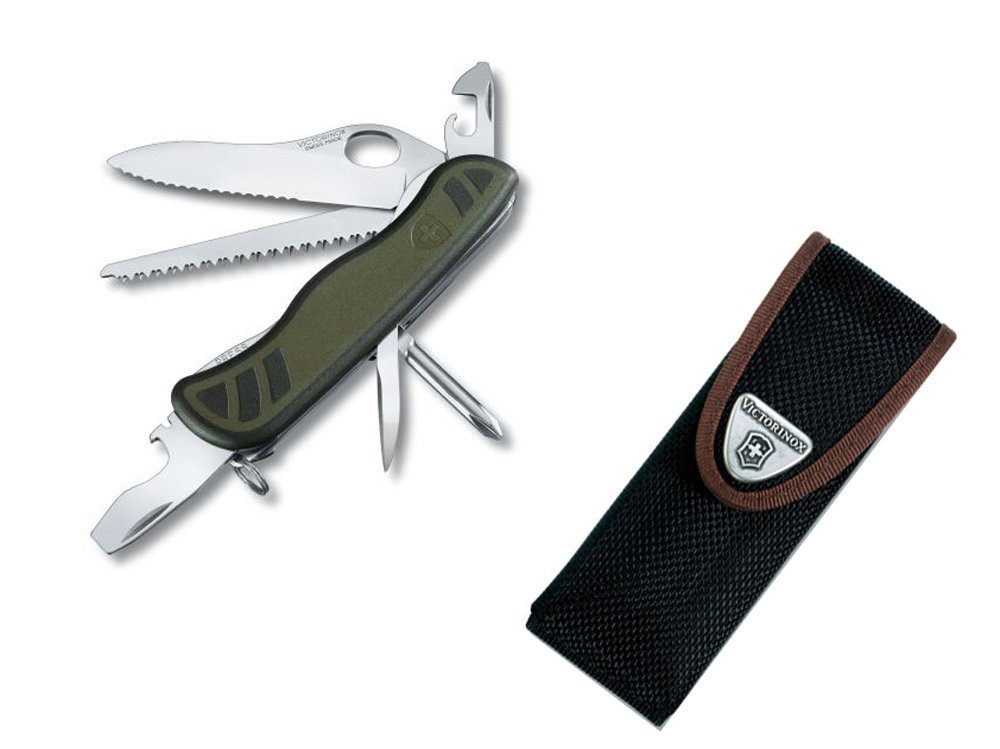 Victorinox Taschenmesser, Schweizer 08 Soldatenmesser Etui Victorinox inklusive