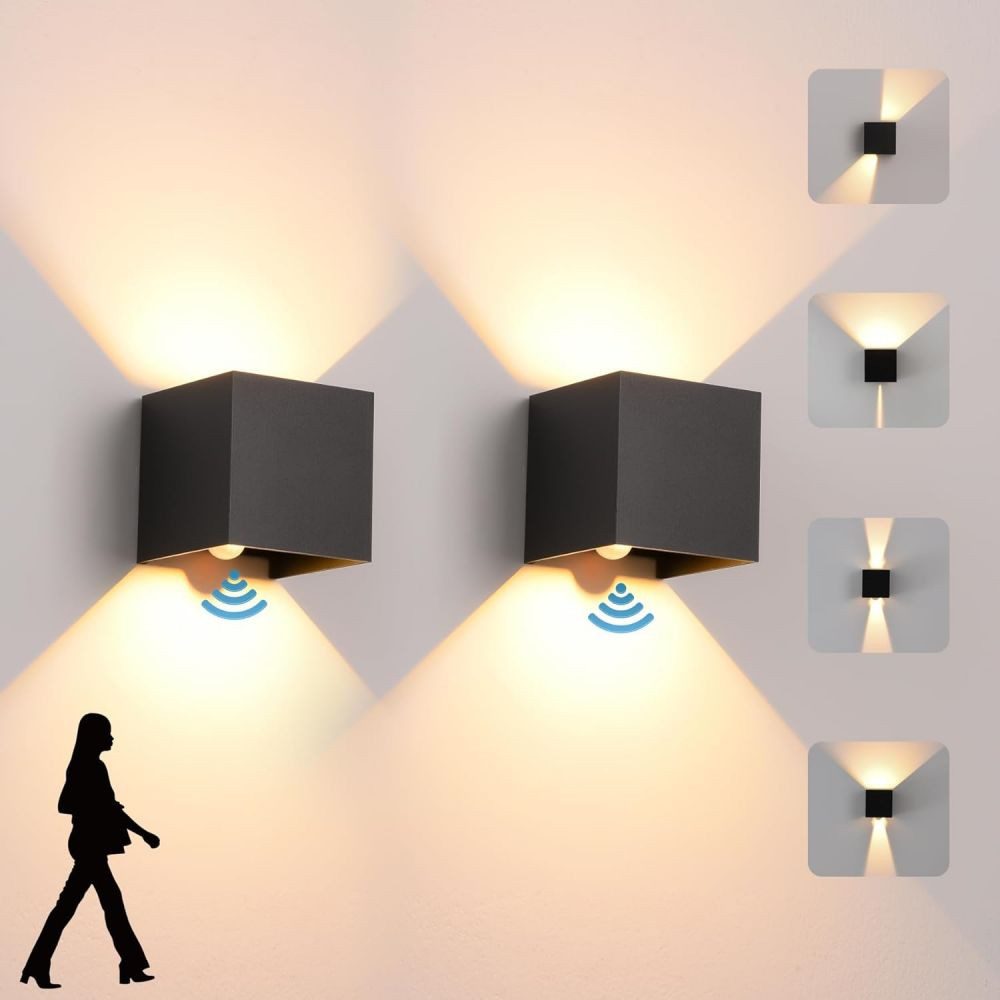 PRIISF Außen-Wandleuchte Cube Würfel LED Wandlampe günstig online kaufen