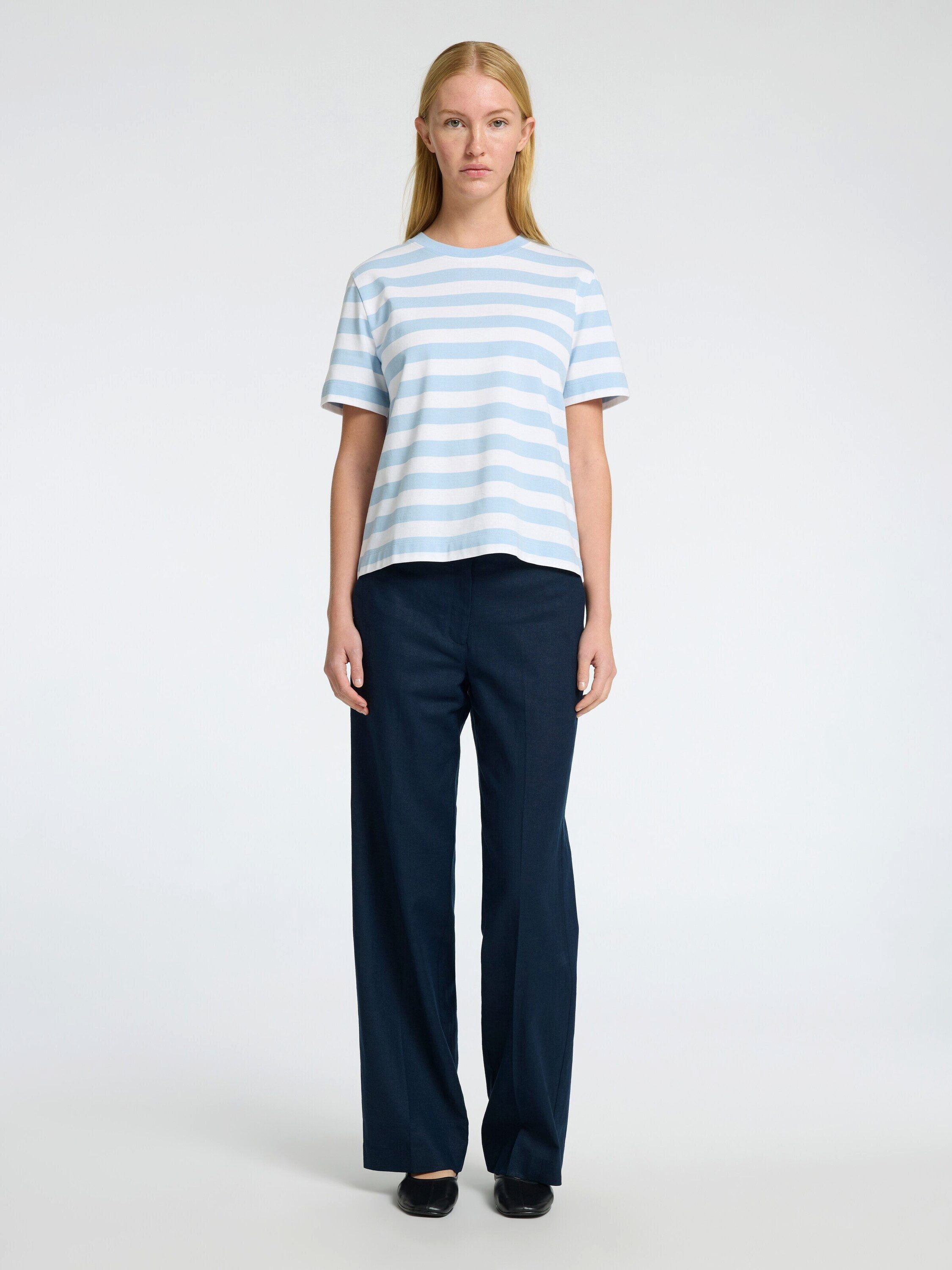 Selected T-Shirt SLFEssential (1-tlg) Plain/ohne Details