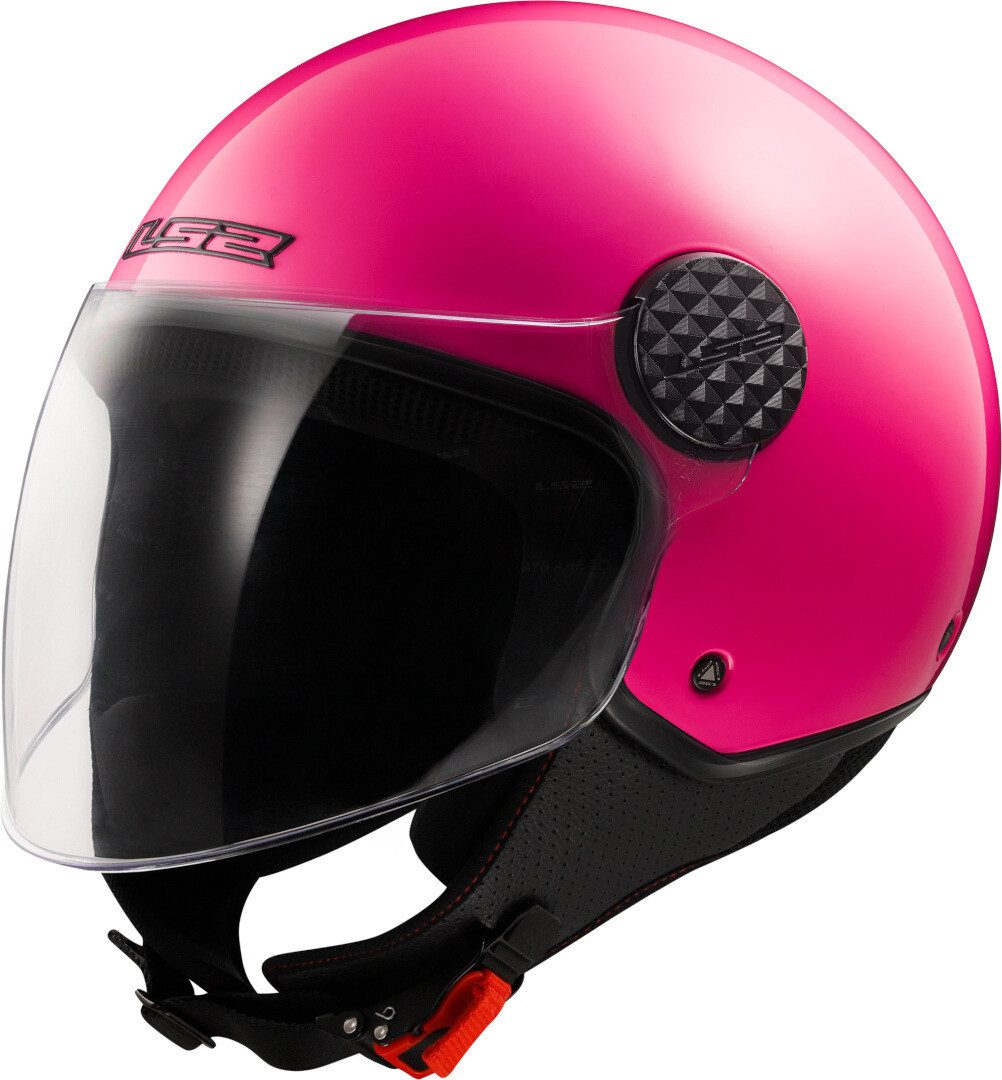 LS2 Motorradhelm OF558 Sphere Lux II Jethelm, Atmungsaktiv, reflektierende, Ratschenverschluss, UV-beständig, ECE