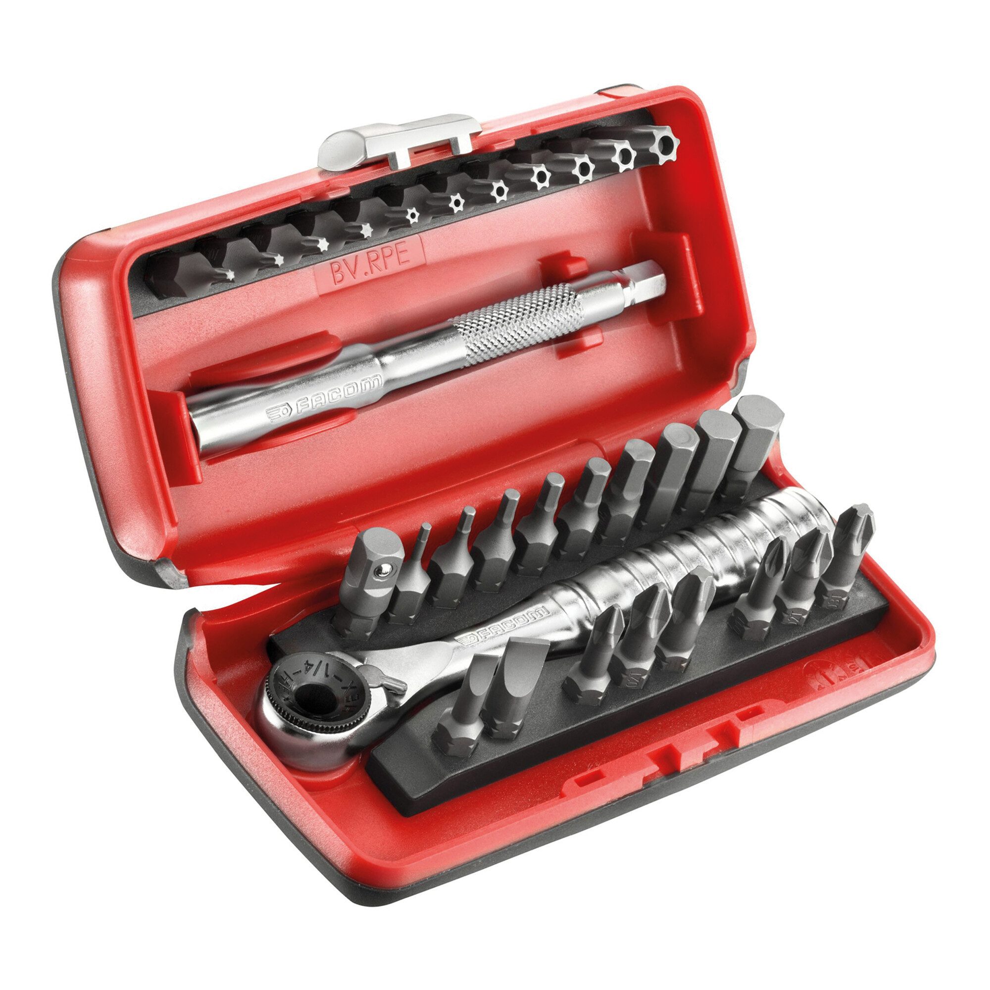Steckschlüssel Facom Sortiment 1/4" - Antriebselemente, Bithalter, Bits Serie 1, Umsc