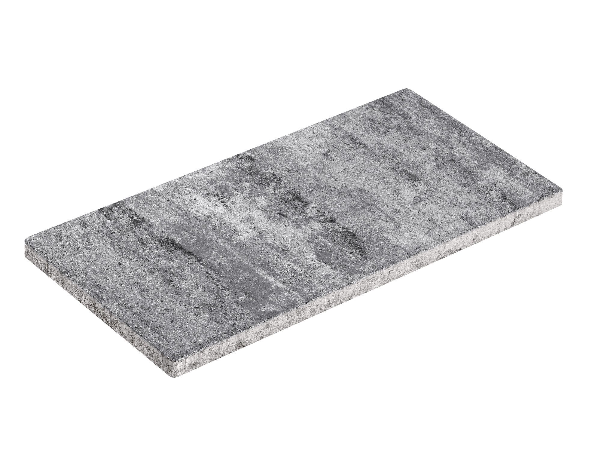 Diephaus Terrassenplatte FINOS WEIß-SCHWARZ 50/25/3 CM PE2