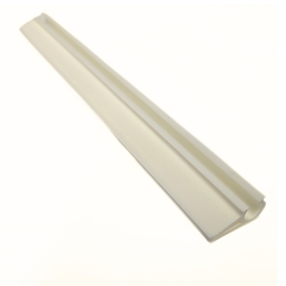 zaunzu Sichtschutzstreifen Klemmschiene PREMIUM-Clip Doppelstabzaun Weiß 1er Pack, (1x Set, 1-St., Premim-Clip Sichtschutzstreifen), Rost- und korrosionsbeständig