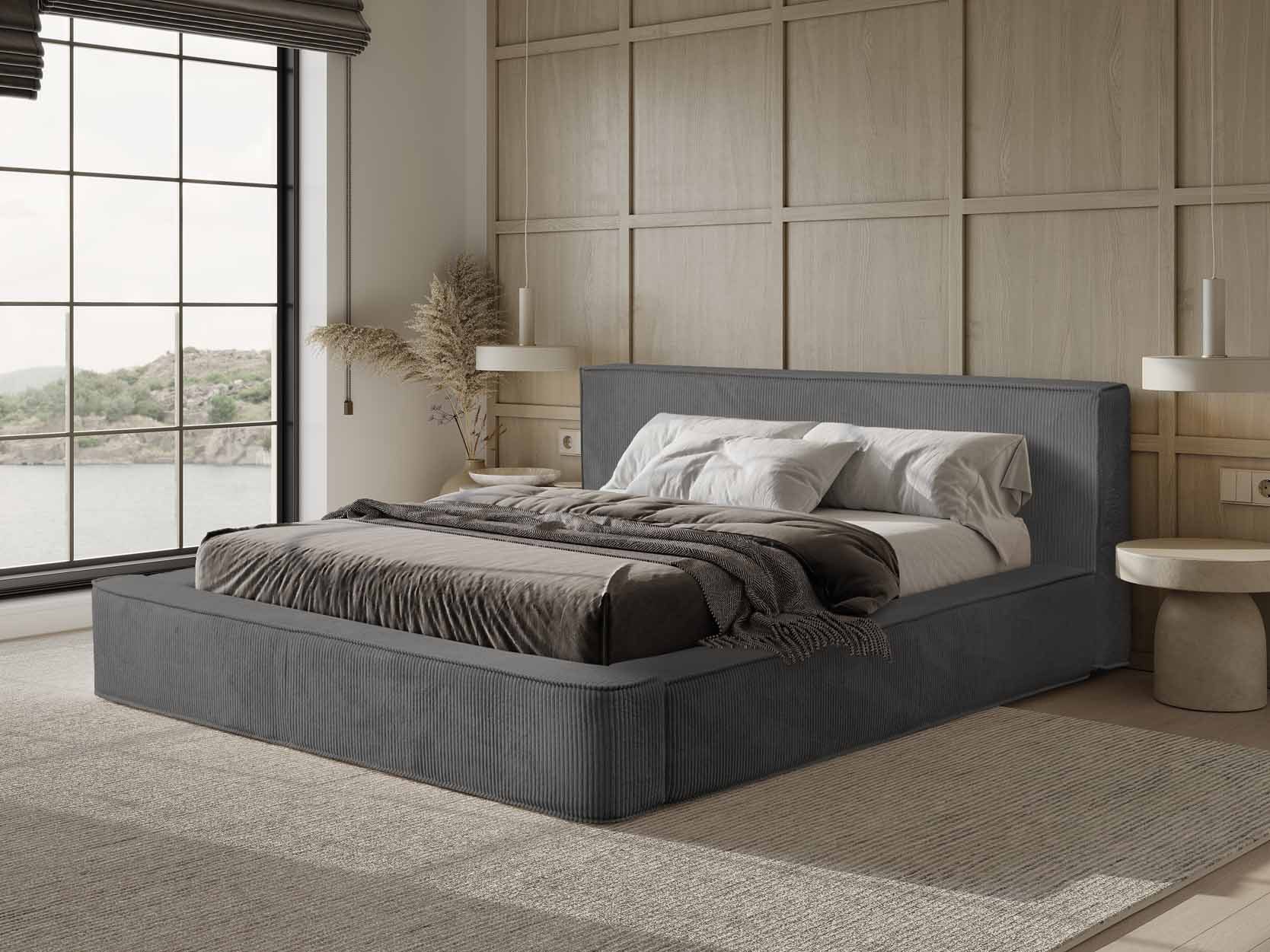 Luxusbetten24 Polsterbett Designer Polsterbett Harmon, mit Stauraum günstig online kaufen