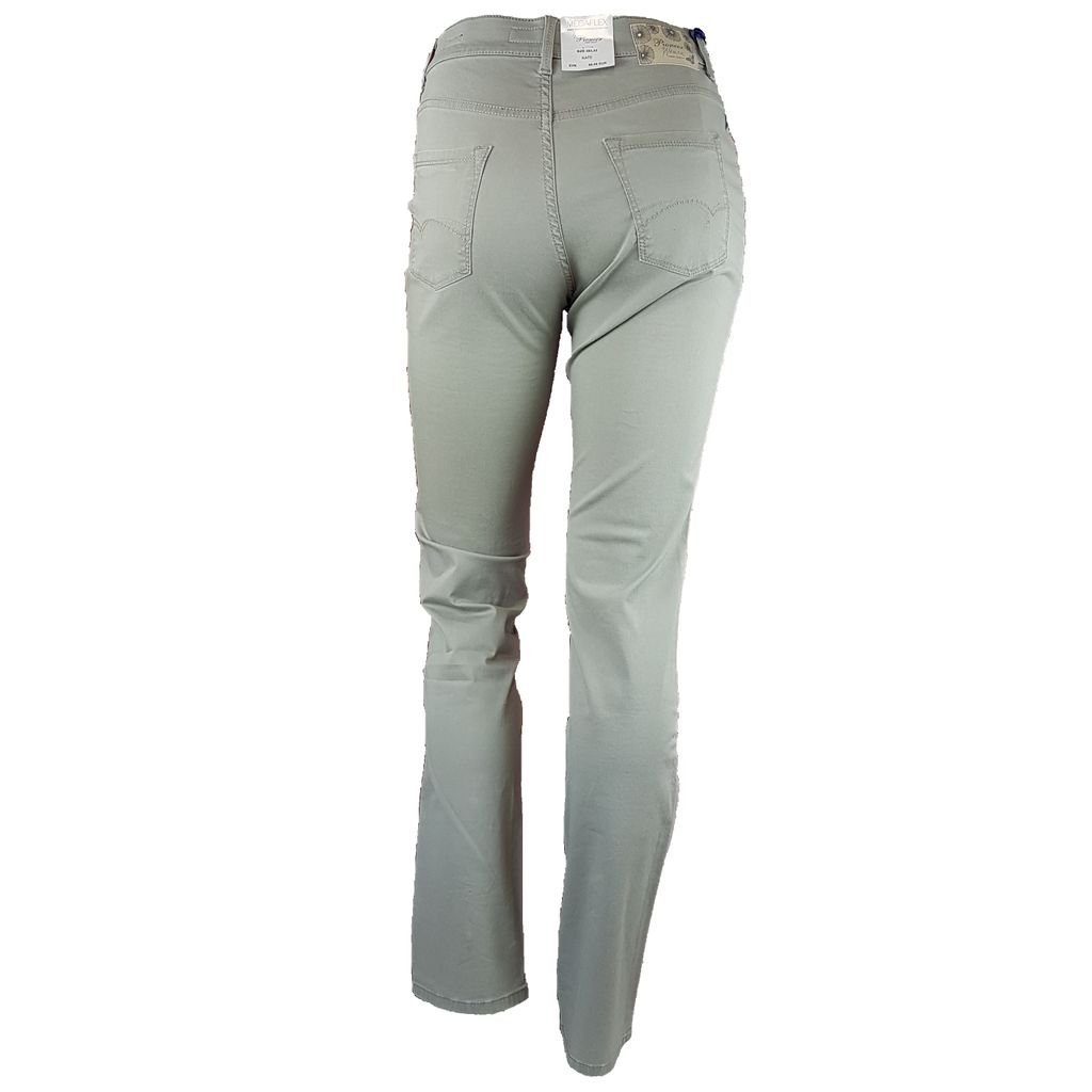Pioneer Authentic Jeans Straight-Jeans »Pioneer Kate Jeans Damen graugrün  97% Baumwolle 3% Elasthan Megaflex 42634«