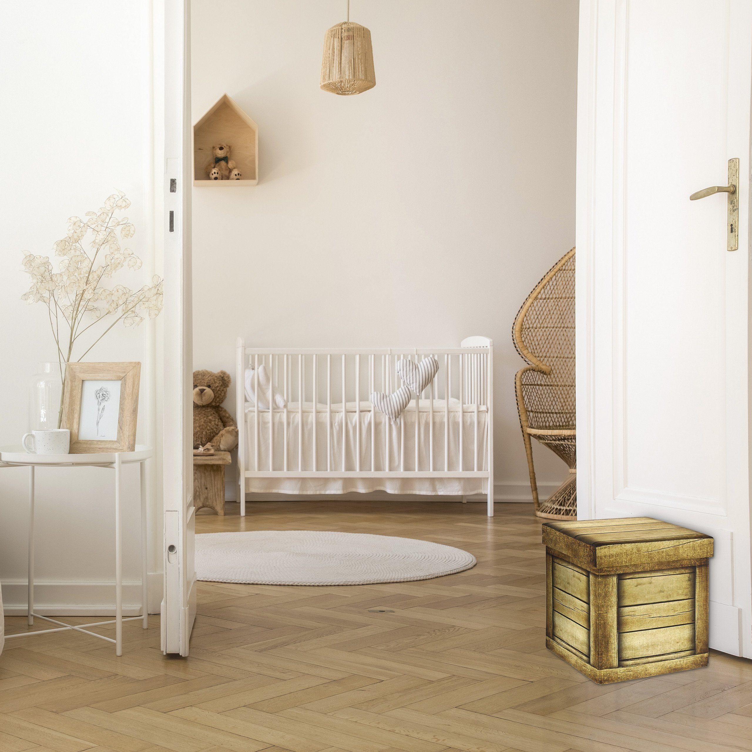 relaxdays Stauraumhocker Sitzhocker mit Stauraum günstig online kaufen