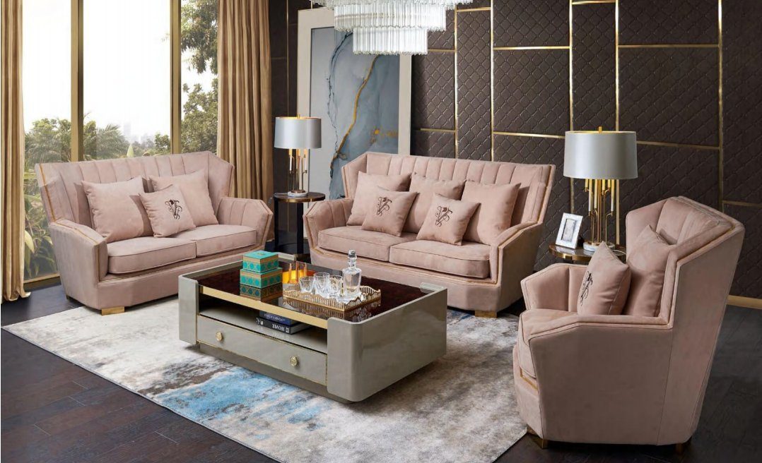 Sofa, Sofagarnitur JVmoebel Polster Modern Couchen Luxus Couch