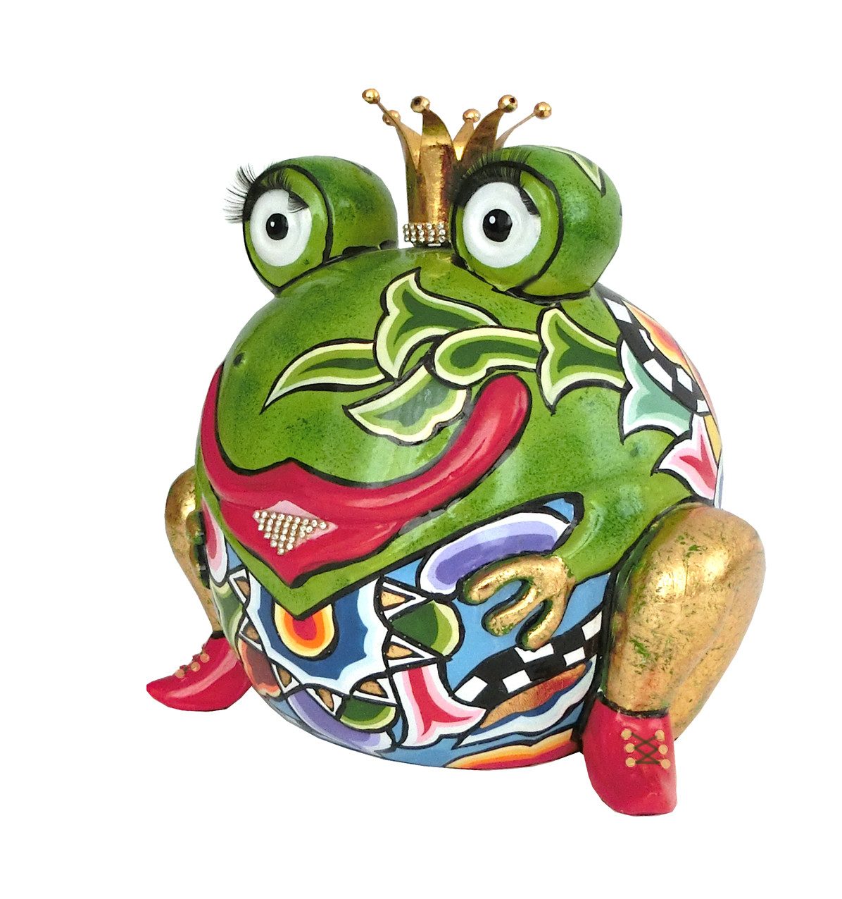 Tom`s Drag Skulptur Frosch Carlos, perfekt zu jedem Anlass, Geburtstag, Weihnachten. Sammelfigur