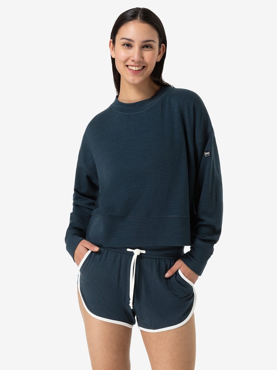 SUPER.NATURAL Sweatshirt für Damen, Merino KRISSINI günstig online kaufen