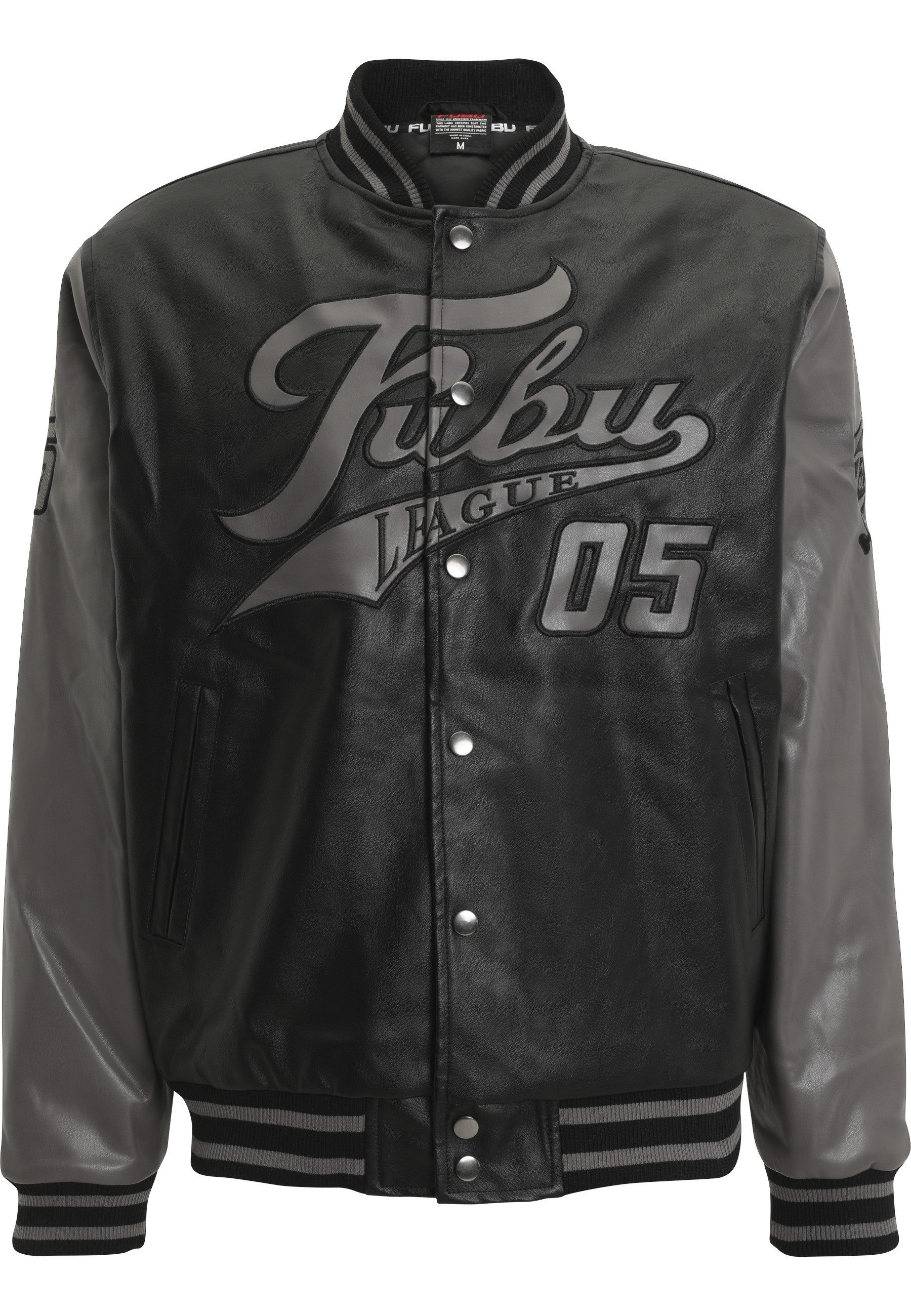Fubu Anorak Fubu Herren FM231-024-1 FUBU Varsity Leather Jacket (1-St)