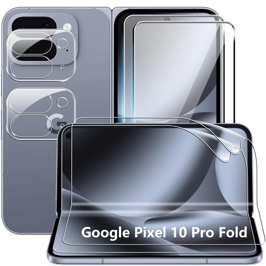 SmartUP Displayschutzglas 2X Schutzglas für Google Pixel 10 Pro Fold Display Kamera Panzerfolie für Für Google Pixel 10 Pro Fold, kompletter Rundumschutz