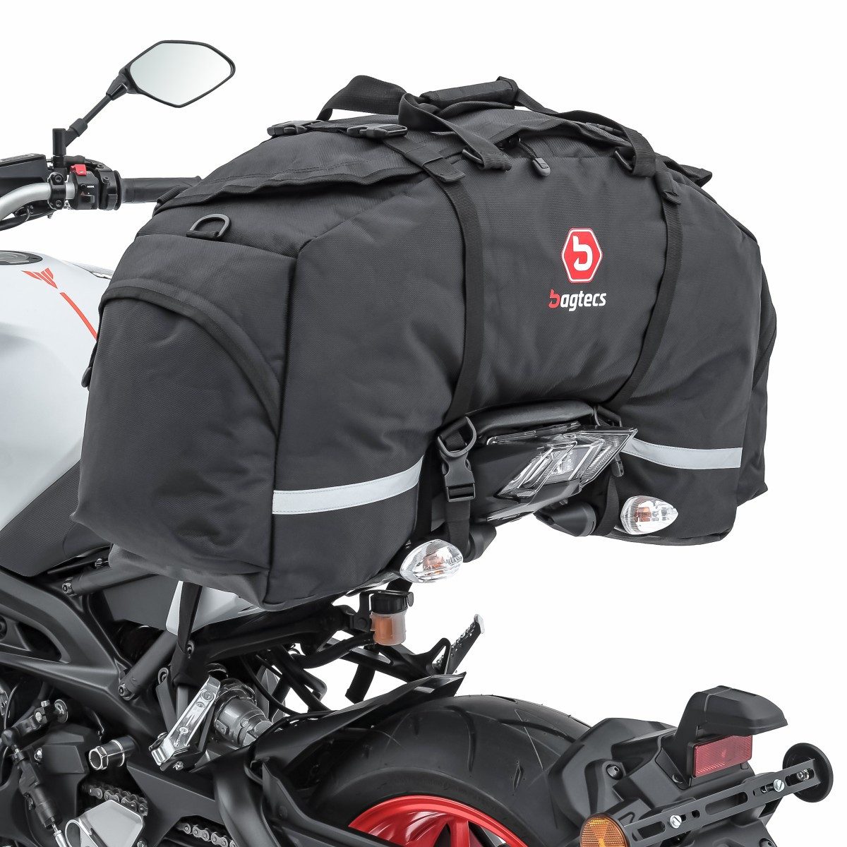 Bagtecs Reisetasche Hecktasche für Motorrad / Soziustasche # SX80 schwarz 70L