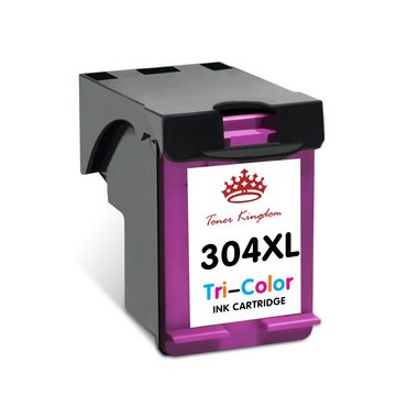 Toner Kingdom 304 304XL Druckerpatronen Tintenpatrone (2er-pack Schwarz + Farbe, für HP304 HP 304 XL Deskjet 2622 2630 2632 2633 2634)