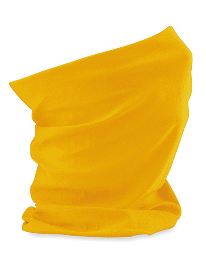 Modescout Stadler Multifunktionstuch Neckwarmer Loop Schal Schlauchschal, Atmungsaktives Gewebe Recycelter Polyester Mustard