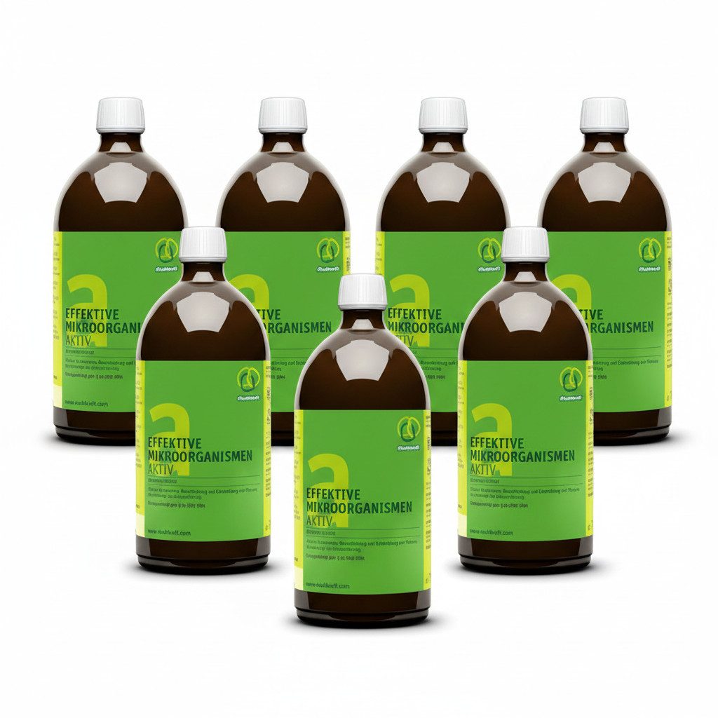 Multikraft Filtersubstrat, 6x Effektive Mikroorganismen Aktiv (EMa) Bodenhilfsstoff 1 Liter