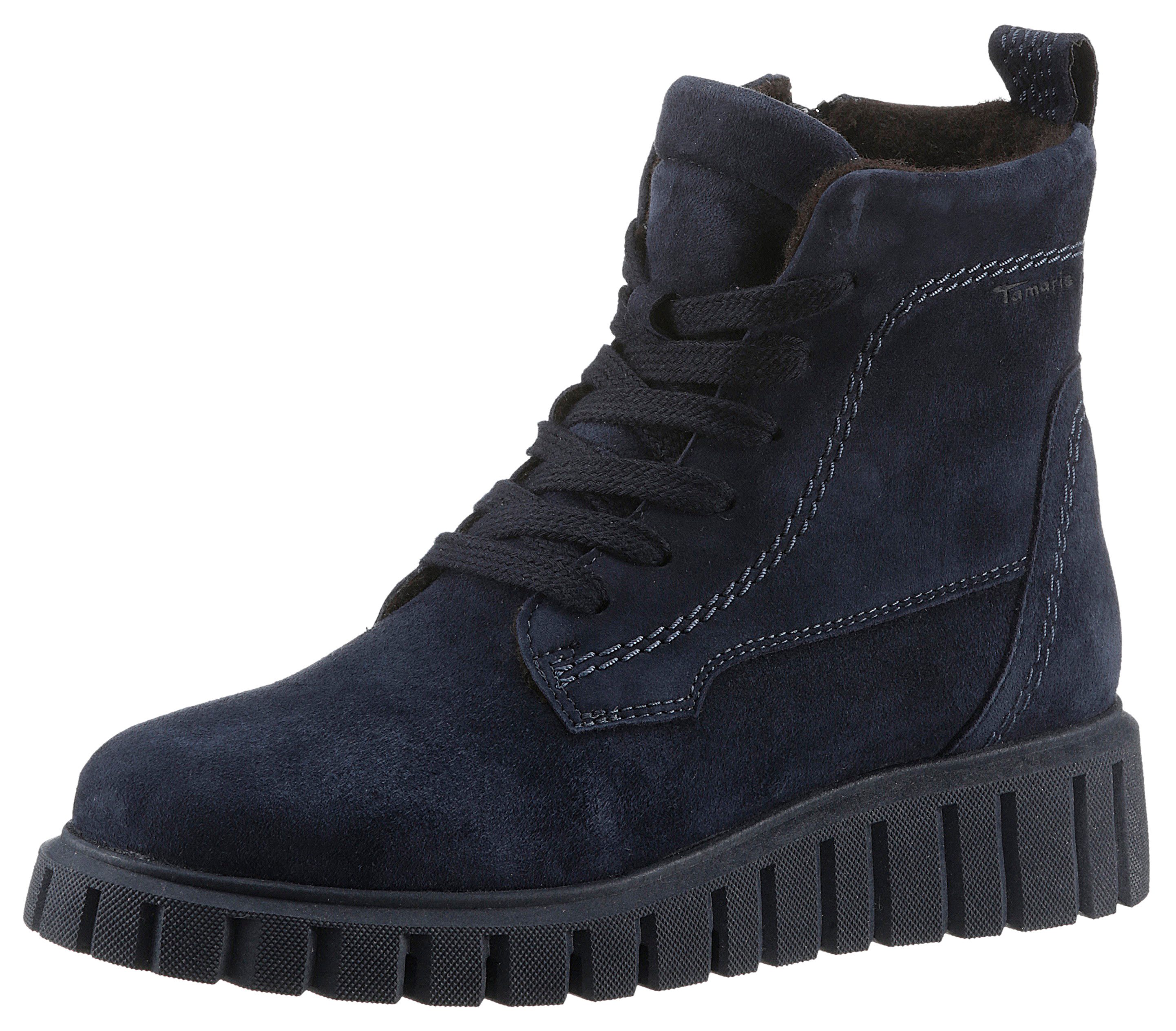 Tamaris Schnürboots, Keilabsatz, Schnürstiefelette mit zusätzlichem günstig online kaufen