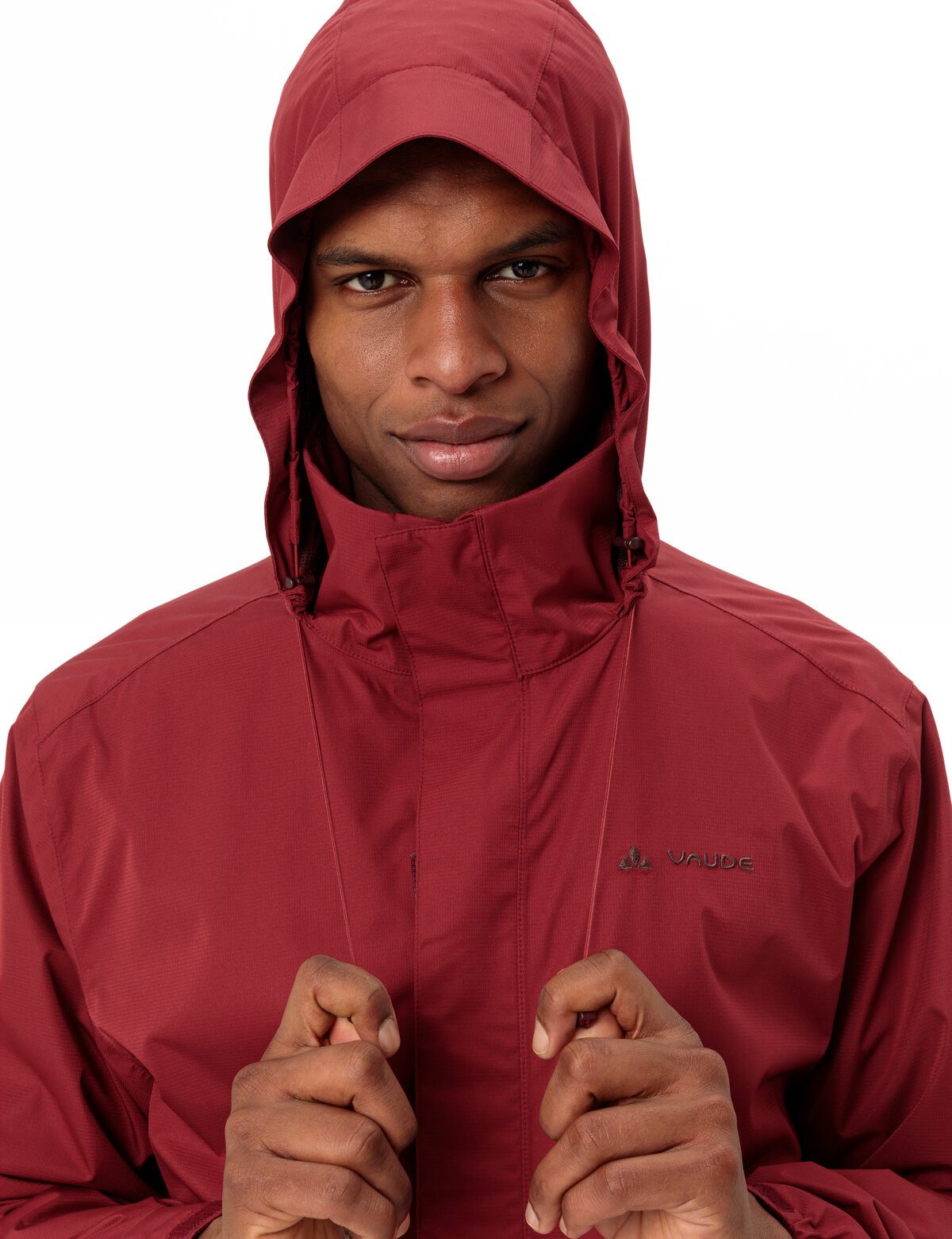 VAUDE Regenjacke Men's Escape Light Jacket mit zwei Reißverschlusstaschen, atmungsaktiv, schnell trocknend – Bild 4 von 5