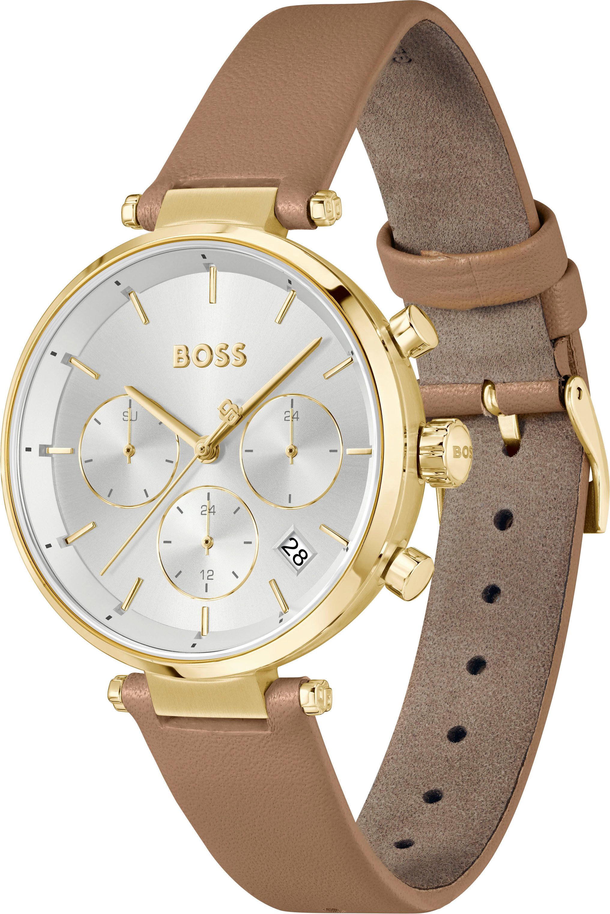 BOSS Multifunktionsuhr MAJESTY SPORT 1502772, Quarzuhr, Armbanduhr, Damenuh günstig online kaufen