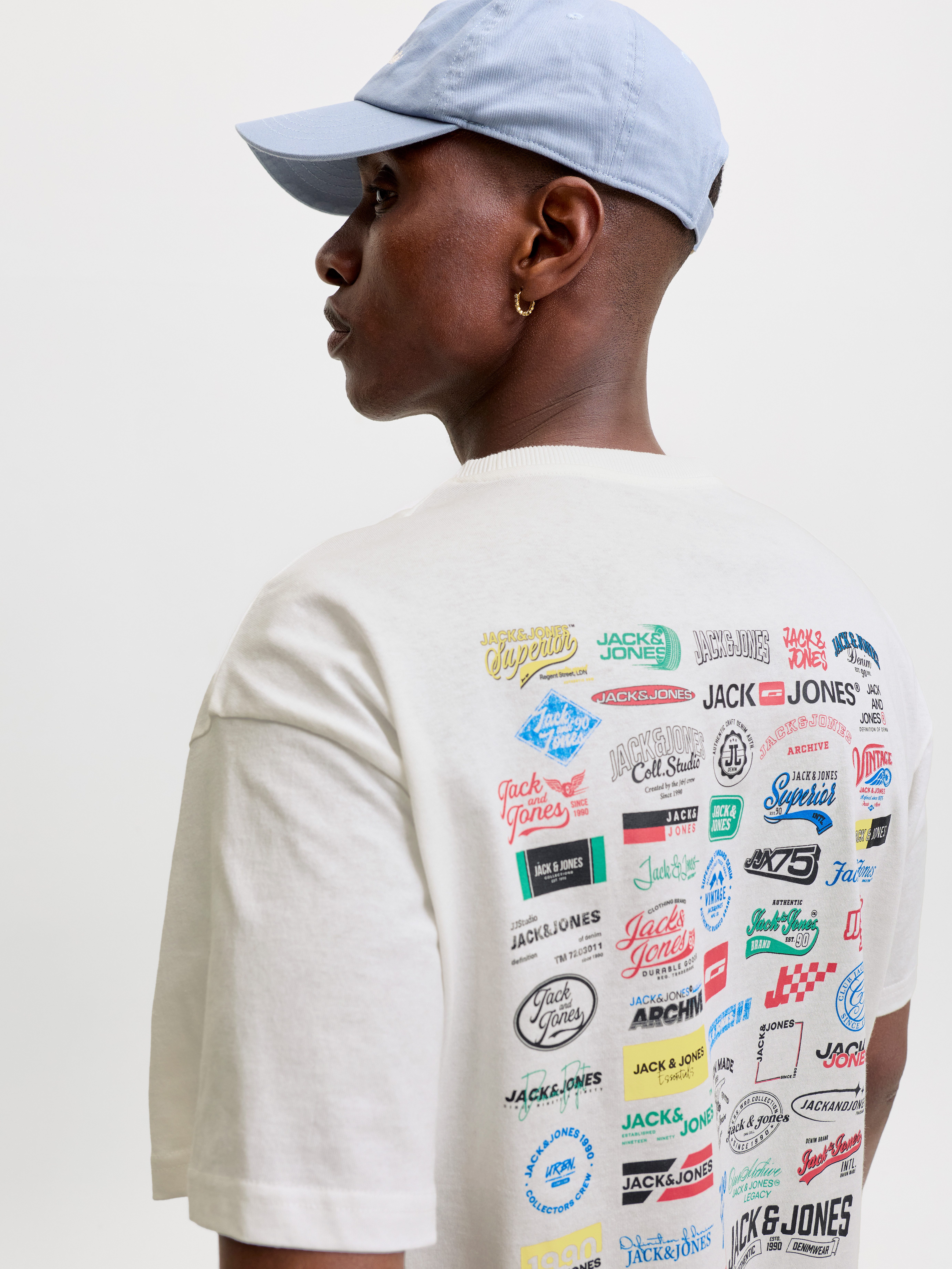 Jack & Jones T-Shirt JJLEGACY TEE SS CREW NECK Baumwolle, locker geschnitten – Bild 3 von 5