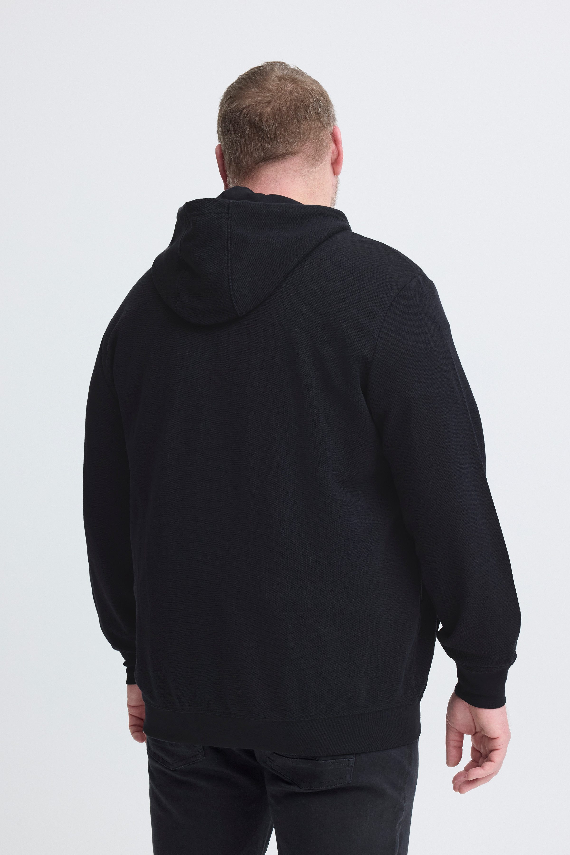 Blend Kapuzensweatshirt BHJUMA BB PIQUE ZIPP SWEAT in großen Größen