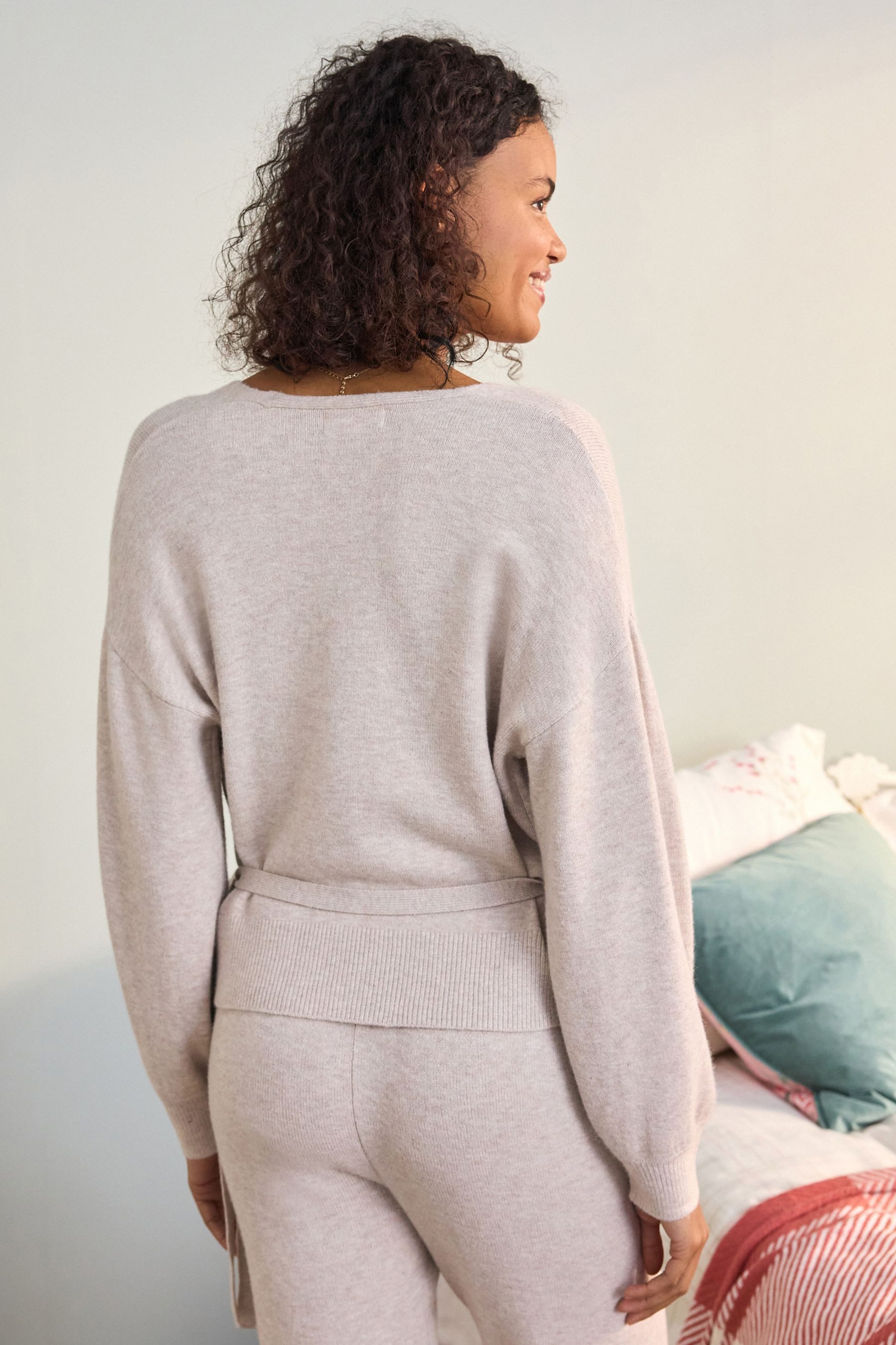 LAURA ASHLEY Strickjacke Laura Ashley Wickelstrickjacke günstig online kaufen