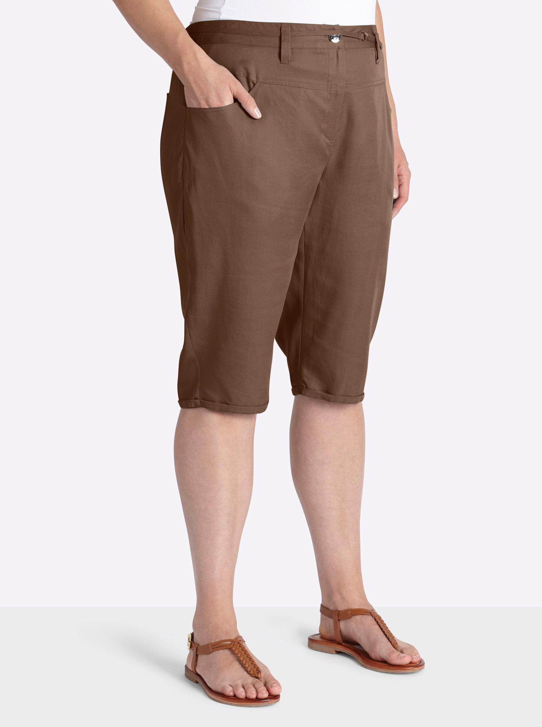 Sheego Shorts Bermuda normal
