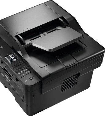 Brother MFC-L2750DW Schwarz-Weiß Laserdrucker, (WLAN (Wi-Fi), LAN (Ethernet), NFC, Wi-Fi Direct, Kompaktes 4-in-1 S/W-Multifunktionsgerät mit Duplex-ADF und LAN/WLAN)