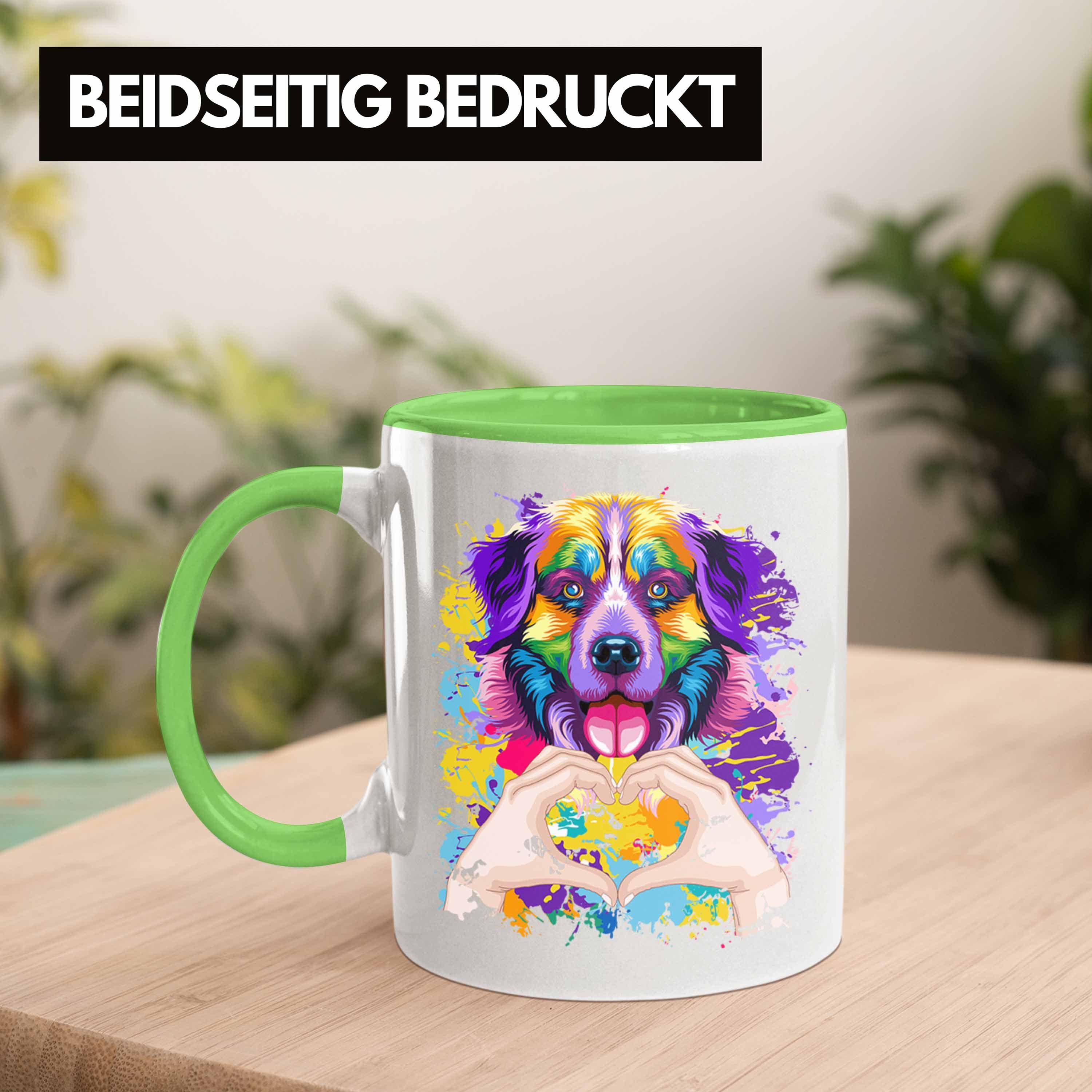 Love Gesch Lustiger Besitzer Tasse Tasse Sennen Grün Trendation Geschenk Spruch Berner Farbe