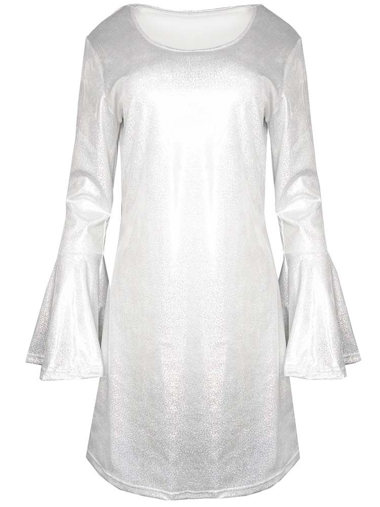 Orlob Kostüm Kleid Space 70er Disco weiß/silber